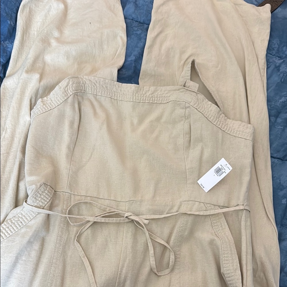 Women's Cream Old Navy Jumpsuit